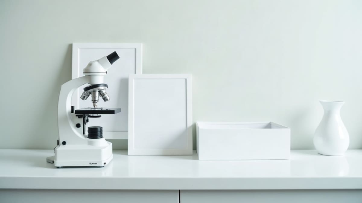 Tubes de prélèvement sanguin fermés sur un portoir dans un laboratoire d’analyses