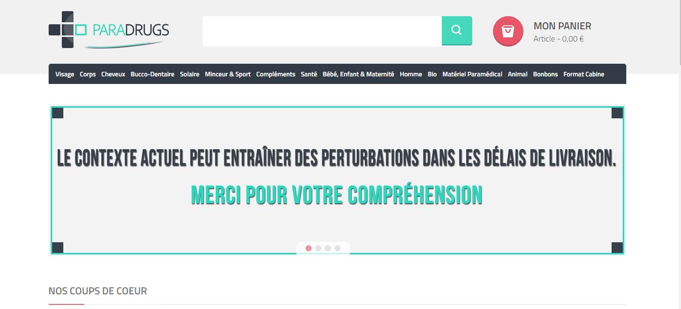 Paradrugs : que trouve-t-on auprès de cette pharmacie en ligne ?